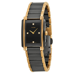RADO INTEGRAL JUBILE CERAMIC BLACK DIAL WATCH R20612712