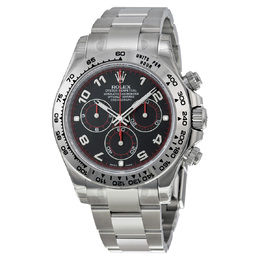 Pre-Owned Rolex Cosmograph Daytona Chronograph Black Dial Mens Watch 116509BKAO