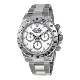 Pre-Owned Rolex Cosmograph Daytona 126520-WSO White Dial Mens Chronograph