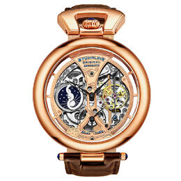 Stuhrling Original Legacy M13579 Automatic Mens Watch Rose Gold Dial