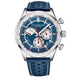 Stuhrling Monaco m15562 Mens Watch Blue Dial