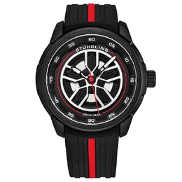 Stuhrling Aviator M15578 Black Dial Mens Watch