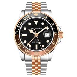 Stuhrling Original Aquadiver Black Dial Mens Watch m15974