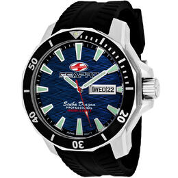 Seapro Scuba Dragon Diver Limited Edition 1000 Meters Quartz Blue Dial Mens Watch sp8316