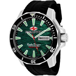 Seapro Scuba Dragon Diver Limited Edition 1000 Meters SP8318 Mens Quartz Watch Green Dial