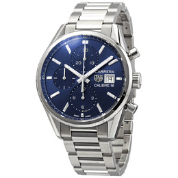 Tag Heuer Carrera Chronograph Automatic Blue Dial Mens Watch cbk2112.ba0715