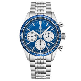 Revue Thommen 17000.6135 Aviator Chronograph Automatic Blue Dial Mens Watch