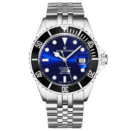 R EUVE THOMMEN 17571.2223 Revue Diver Automatic Mens Watch Blue Dial