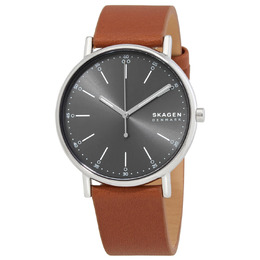Skagen Quartz Signature Charcoal Dial Mens Watch skw6578