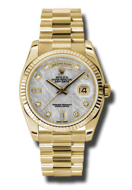 Rolex Day-Date Meteorite Dial 18K Yellow Gold President Automatic Mens Watch 118238MTDP