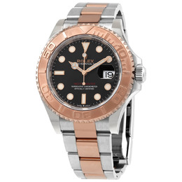 Rolex Yacht-Master 40 Black Dial Automatic Mens Steel and 18 ct Everose Gold Oyster Watch 126621bkso