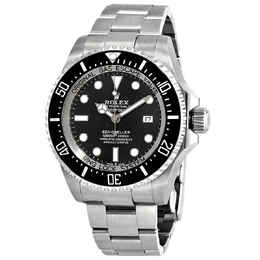 Rolex Deepsea Black Dial Automatic Mens Stainless Steel Oyster Watch 126660BKSO 126660-0001