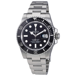 Pre-owned Rolex Submariner Automatic Chronometer Black Dial Watch Model 116610LN