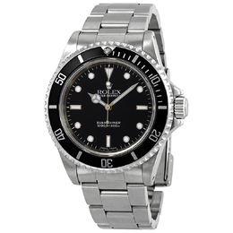 Pre-owned Rolex Submariner Automatic Chronometer Black Dial Mens Watch 14060 BKSO