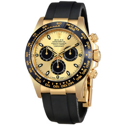 Rolex Oyster Perpetual Champagne Dial Automatic Mens Chronograph Watch 116518ln