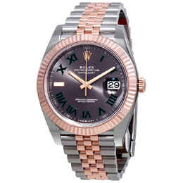 Rolex Datejust 41 Slate Dial Automatic Mens Steel and 18k Everose Gold Jubilee Watch 126331gyrj