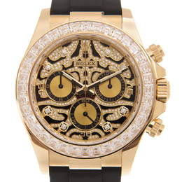 Rolex Cosmograph Daytona Eye of the Tiger Chronograph Automatic Chronometer Diamond Mens Watch 116588tbr-0003
