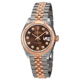 Rolex Lady Datejust Chocolate Diamond Dial Automatic Ladies Watch 279171chdj