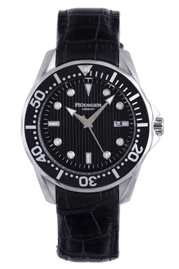 Rudiger Chemnitz Mens Watch r2000-04-007l Black Dial