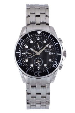 Rudiger Chemnitz Chronograph R2001-04-007 - Black Dial Mens Watch
