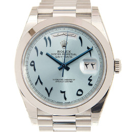 Rolex President Automatic Chronometer Blue ''Arabic Dial'' Dial Mens Watch m228206-0025