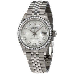 Rolex Lady- Datejust Mother Of Pearl Diamond Dial Ladies Jubilee Watch 279384mdj