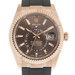 Rolex Sky-Dweller Automatic Chronometer 18kt Rose Gold Chocolate Dial Mens Watch 326235chsr