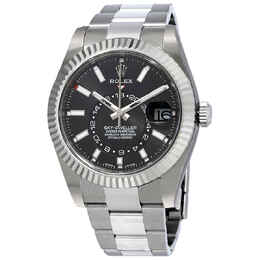 Rolex Sky-Dweller Black Dial Automatic Mens Oyster Watch 326934bkso