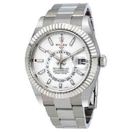 Rolex Sky-Dweller White Dial Automatic Mens Oyster Watch 326934wso