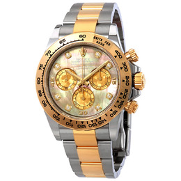 Rolex Cosmograph Daytona Black Mother Of Pearl Diamond Dial Mens Watch 116503bkmdo