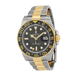 Pre-owned Rolex Reference 116713ln GMT-Master II Black Dial Mens Watch