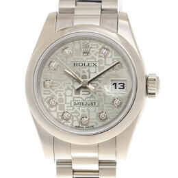 Rolex Datejust Automatic Chronometer Diamond Ladies Watch 179166ibjdp