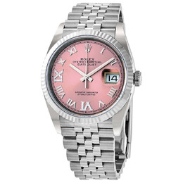 Rolex Datejust 36 Automatic Pink Diamond Dial Ladies Jubilee Watch 126234prdj