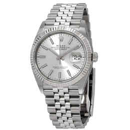 Rolex Datejust 36 Automatic Silver Dial Ladies Jubilee Watch 126234SRDJ 126234ssj