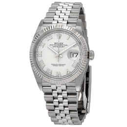 Rolex Datejust 36 Automatic White Dial Ladies Jubilee Watch 126234WRJ