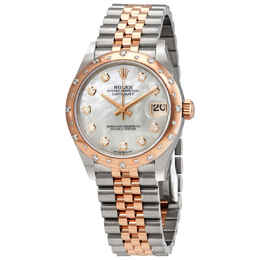 Rolex Datejust Automatic Chronometer Mother of Pearl Diamond Ladies Watch 278341mdj