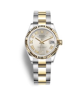 Rolex Datejust 31 Silver Dial Automatic Ladies Steel and 18kt Yellow Gold Oyster Watch 278273srdo