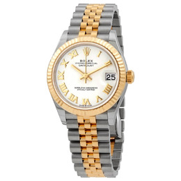 Rolex Datejust 31 White Dial Automatic Ladies Steel and 18kt Yellow Gold Jubilee Watch 278273wrj