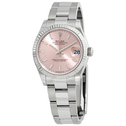 Rolex Datejust 31 Automatic Pink Dial Ladies Watch 278274pso