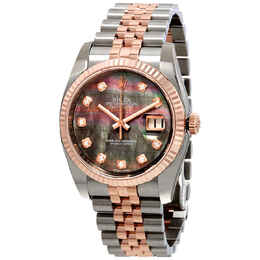 Rolex Oyster Perpetual Ladies Automatic Watch 116231bkmdj
