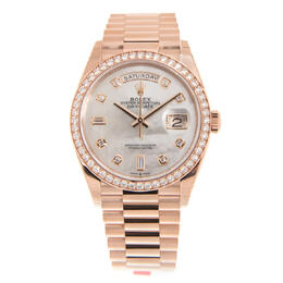 Rolex Day-Date 36 Automatic Diamond Unisex Watch 128345mdp