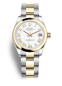 Rolex Datejust 31 White Dial Ladies Steel and 18kt Yellow Gold Jubilee Watch 278243CDO 278243wro