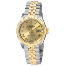 Rolex Lady Datejust Champagne Dial Steel and 18K Yellow Gold Ladies Watch 279173crj