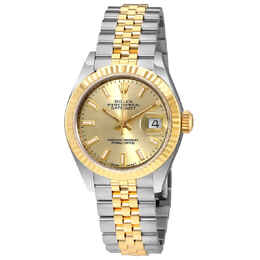 Rolex Lady Datejust Champagne Dial Steel and 18K Yellow Gold Automatic Watch 279173