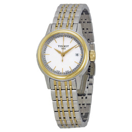 Tissot Carson White Dial Two-tone Ladies Watch T0852102201100 t085.210.22.011.00