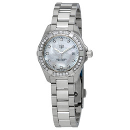 Tag Heuer Aquaracer Diamond White Mother of Pearl Dial Ladies Watch wbd1415.ba0741