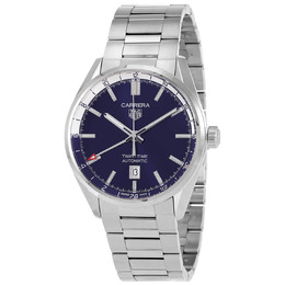 Tag Heuer Carrera Automatic Blue Dial Mens Watch wbn201a-ba0640