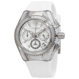 Technomarine Cruise Chronograph Quartz Silver Dial Ladies Watch tm-120033