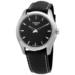 Tissot Couturier Quartz Black Dial Mens Watch t0354461605102