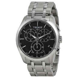 Tissot Couturier Chronograph Black Dial Mens Watch t035.617.11.051.00